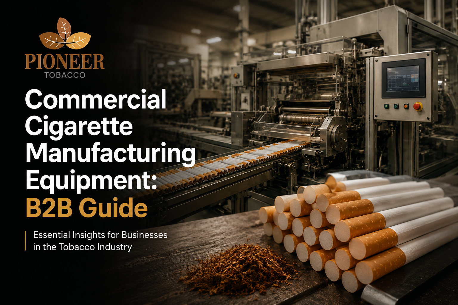 Commercial Cigarette Manufacturing Equipment