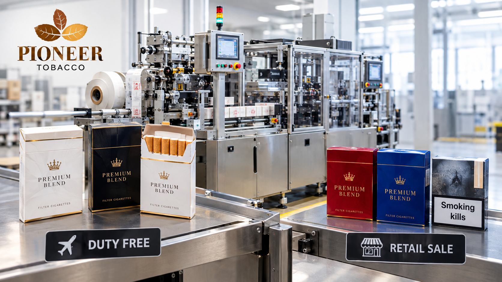 duty free cigarette packaging